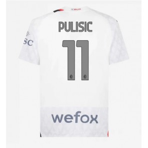 AC Milan Christian Pulisic #11 Gostujuci Dres 2023-24 Kratak Rukavima